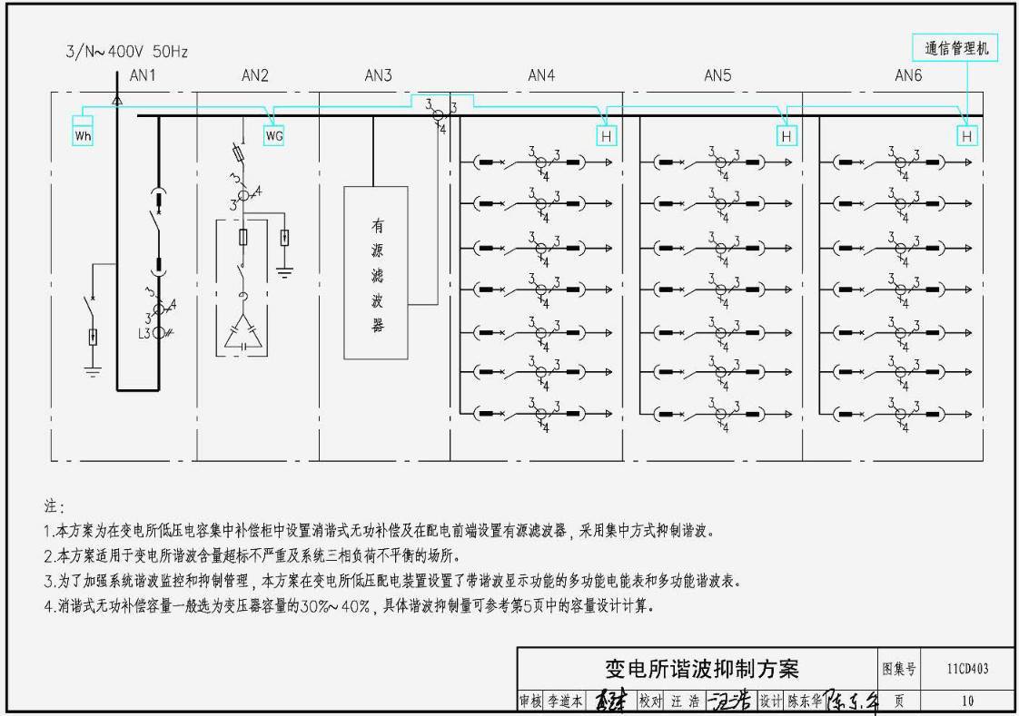 《低压配电系统谐波抑制及治理》（图集编号：11CD403）【高清无水印PDF版下载】2