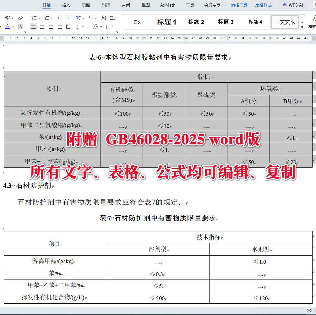 《建筑装饰石材安全技术要求》(GB46028-2025)【全文附高清无水印PDF+可编辑Word版下载】4