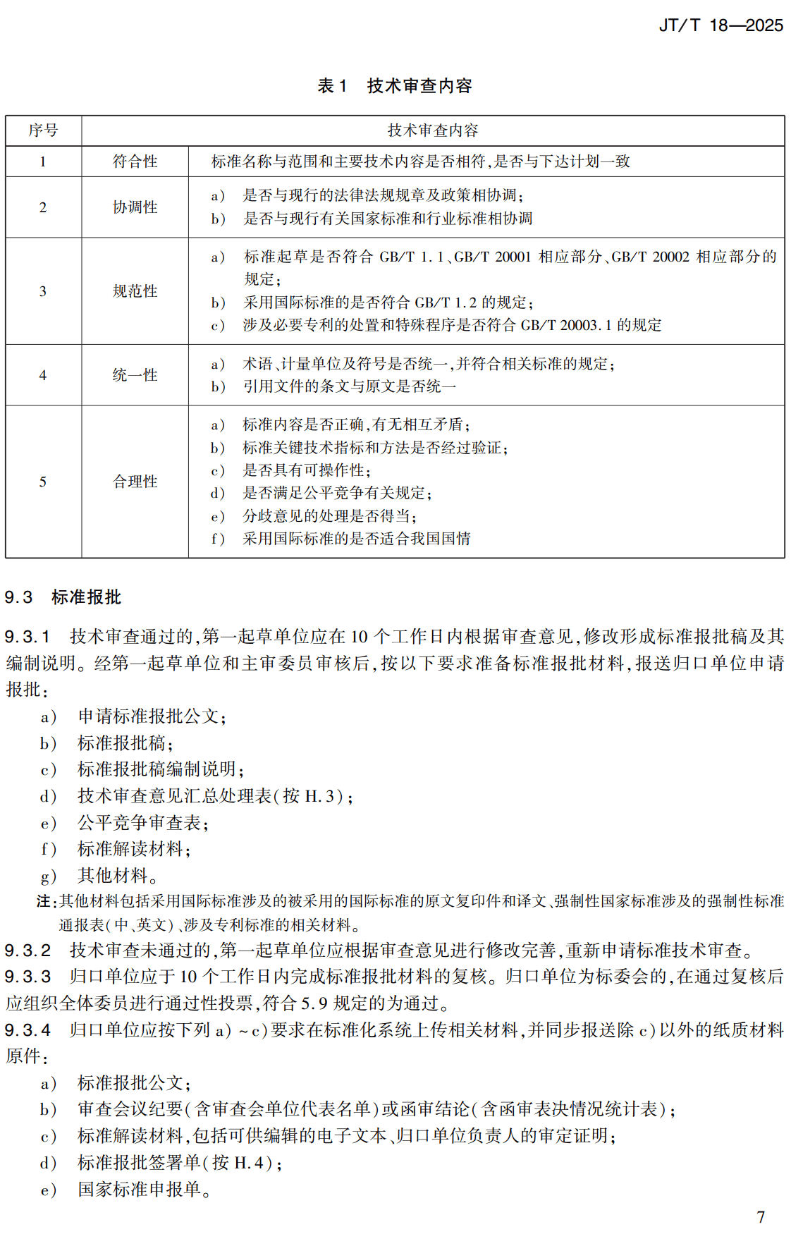 《交通运输标准制定、修订程序和要求》（JT/T18-2025）【高清无水印PDF版下载】2