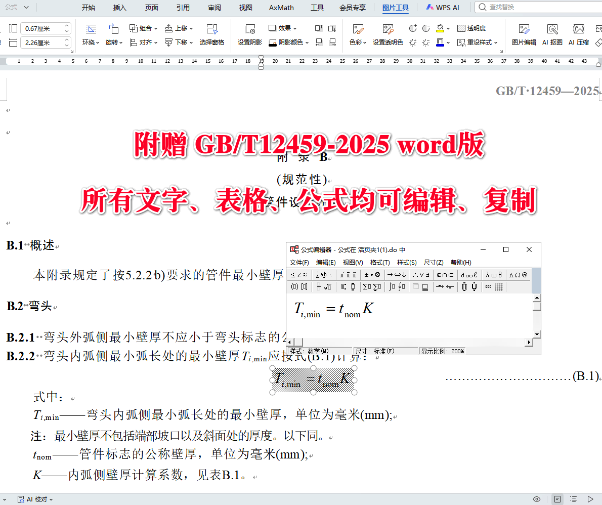 《钢制对焊管件类型与参数》（GB/T12459-2025）【全文附高清无水印PDF+可编辑Word版下载】4
