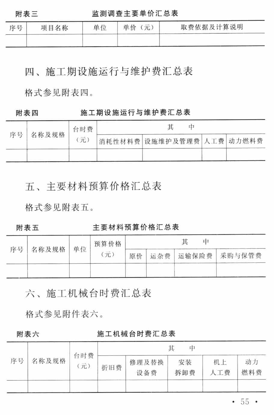 《水利工程设计概（估）算编制规定（环境保护工程）》【全文附高清无水印PDF版下载】3