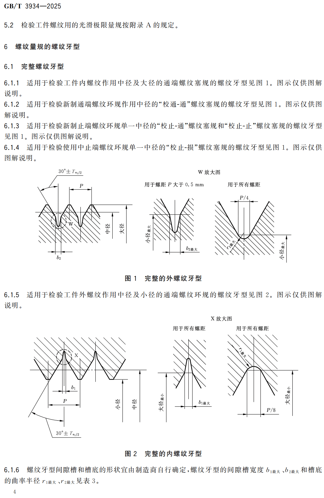 《普通螺纹量规技术条件》（GB/T3934-2025）【高清无水印PDF版下载】2