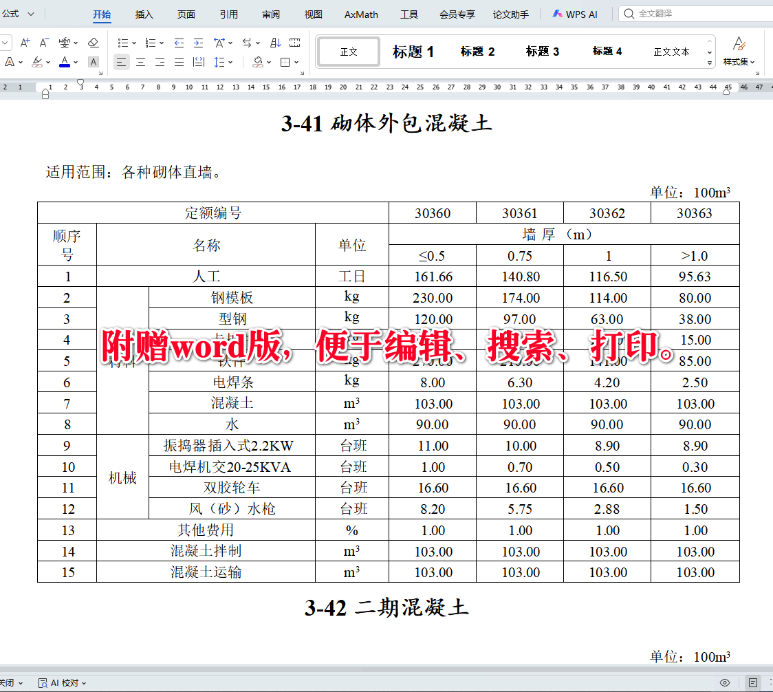 《山东省土地整治项目预算定额标准（2023年版）》【全文附高清无水印PDF版+可编辑word版下载】4