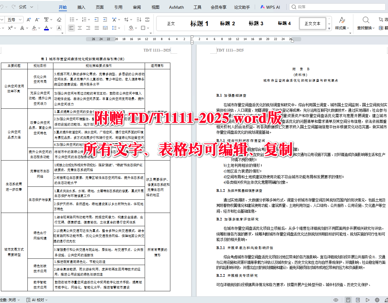 《城市存量空间盘活优化规划指南》(TD/T1111-2025)【全文附高清无水印PDF+可编辑Word版下载】4
