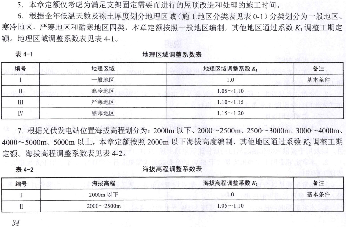 《电力建设工程工期定额（2022年版）第三册：风力、光伏发电工程》【全文附高清PDF扫描版下载】4