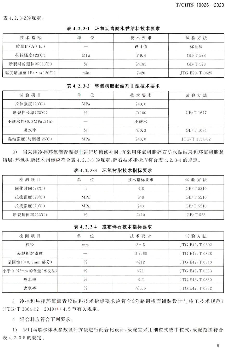 《公路钢桥面环氧沥青铺装养护技术指南》（T/CHTS10026-2020）【高清PDF版下载】2