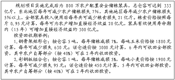 专栏5:800万户农户减损产生的经济效益分析