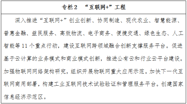 &ldquo;互联网+&rdquo;工程